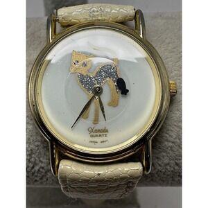 Xanadu‎ Cat & Mouse Ladies Vintage Watch New Battery 31MM 7" L21